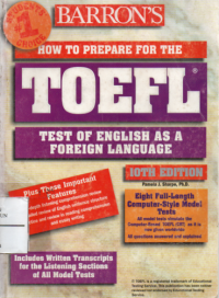 How To Prepare for the TOEFL  Edisi.10