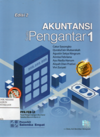 Akuntansi Suatu Pengantar 1 : Berbasis PSAK Edisi 2
