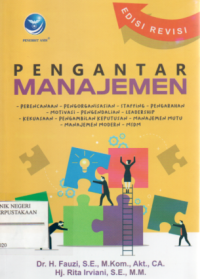 Image of Pengantar Manajemen : Edisi revisi