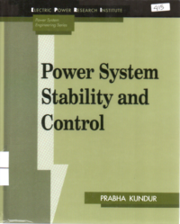 Power System Stability and Control