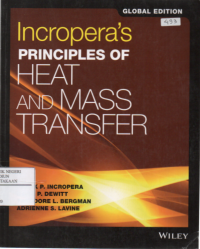 Incropera's Principles of Heat And Mass Transfer