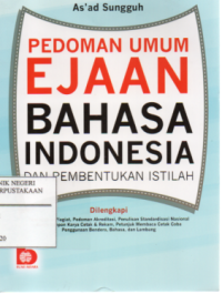 Image of Pedoman Umum ejaan bahasa Indonesia dan Pembentukan Istilah