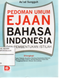 Pedoman Umum ejaan bahasa Indonesia dan Pembentukan Istilah