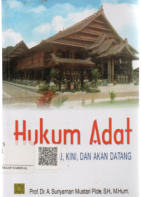 Image of Hukum adat dahulu kini dan akan datang