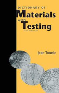 Dictionary of Materials and Testing